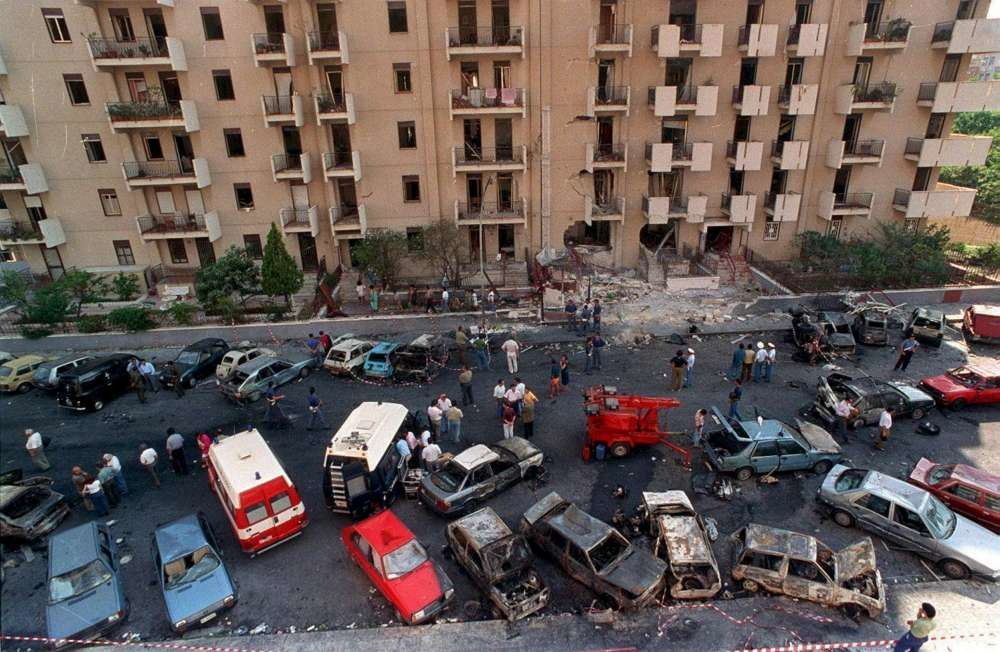 © Ansa  |  Strage di via d'Amelio: una foto d'archivio