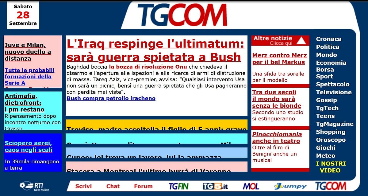 © Tgcom24  | Anno 2001