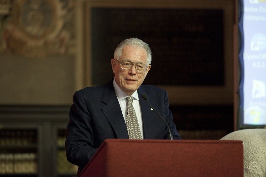   | Il Presidente dell'Accademia Nazionale di Agricoltura Giorgio Cantelli Forti 