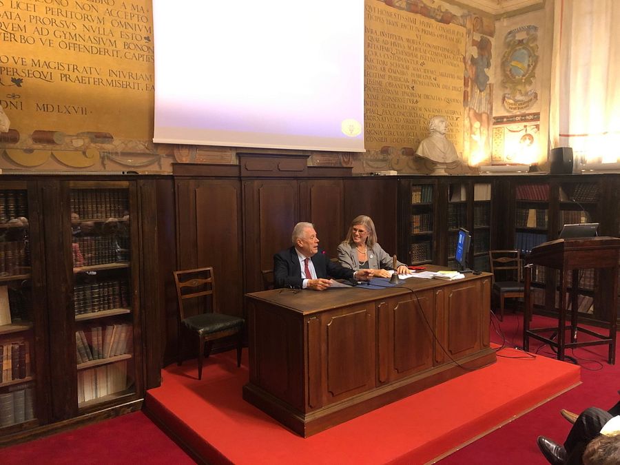   | Il Presidente dell'Accademia Nazionale di Agricoltura Giorgio Cantelli Forti 