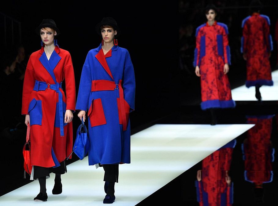 © ansa  | Max Mara: le spalle dei cappoti sono importanti, ma morbide.