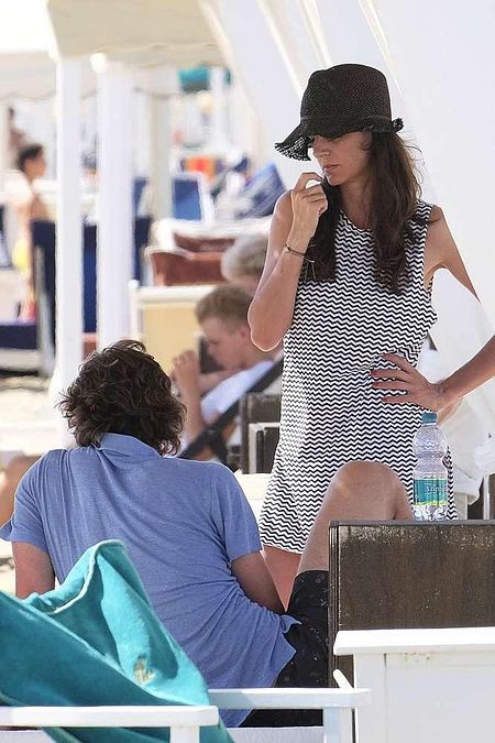 © -olycom  | Riccardo Montolivo con la moglie Cristina de Pin e la piccola Mariam