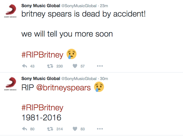© twitter  | Il tweet pirata
