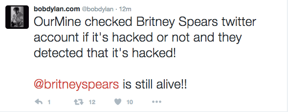 © twitter  | Il tweet pirata
