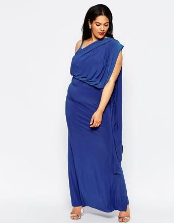 © dal-web  | Fisico curvy: abito con scialle per le occasioni speciali 