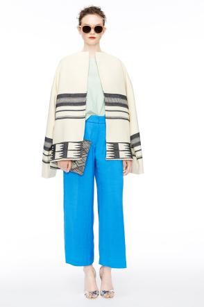 © dal-web  | Sono in un turchese acceso perfetto per l'estate le culottes di J. Crew, che si portano con un sandalo con il tacco