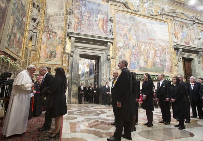 © ansa  | Il discorso del Papa al Corpo diplomatico accreditato presso la Santa Sede