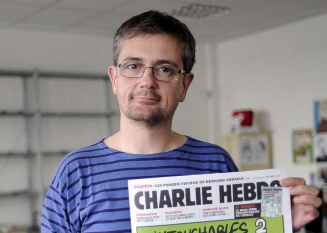© twitter  | La vignetta "premonitrice" pubblicata da Charlie Hebdo pochi giorni prima della strage