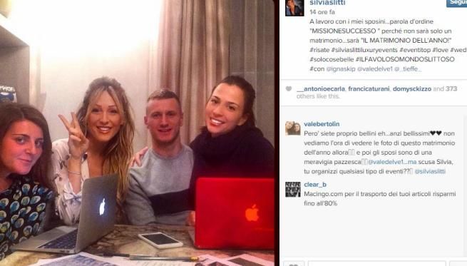 © instagram  | Valentina Del Vecchio e Ignazio Abate