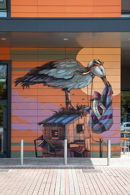 © Biennale Street Art  | I murales della mostra permanente "Super Walls" Alí Supermercati, Via dei Colli_Padova
