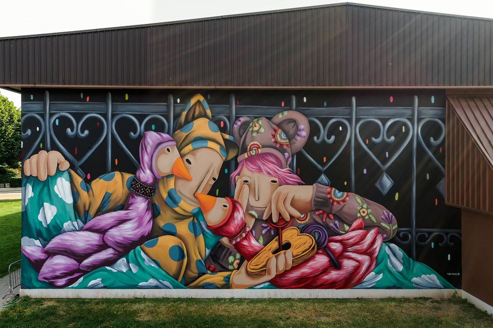 © Biennale Street Art  | I murales della mostra permanente "Super Walls" Alí Supermercati, Via dei Colli_Padova