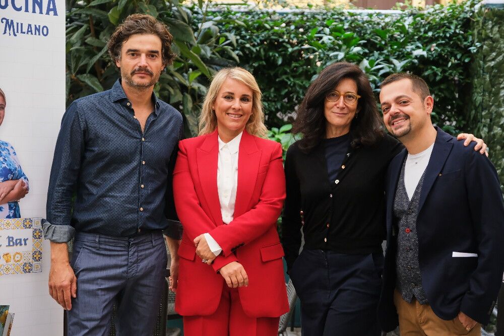 © Ufficio stampa  | Giusi Battaglia con Paolo Briguglia, Laura Carafoli e Gesualdo Vercio    Foto di  Alex Alberton