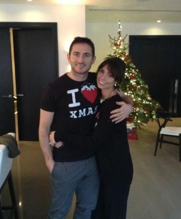 © Twitter  | Frank Lampard con Christine Bleakley