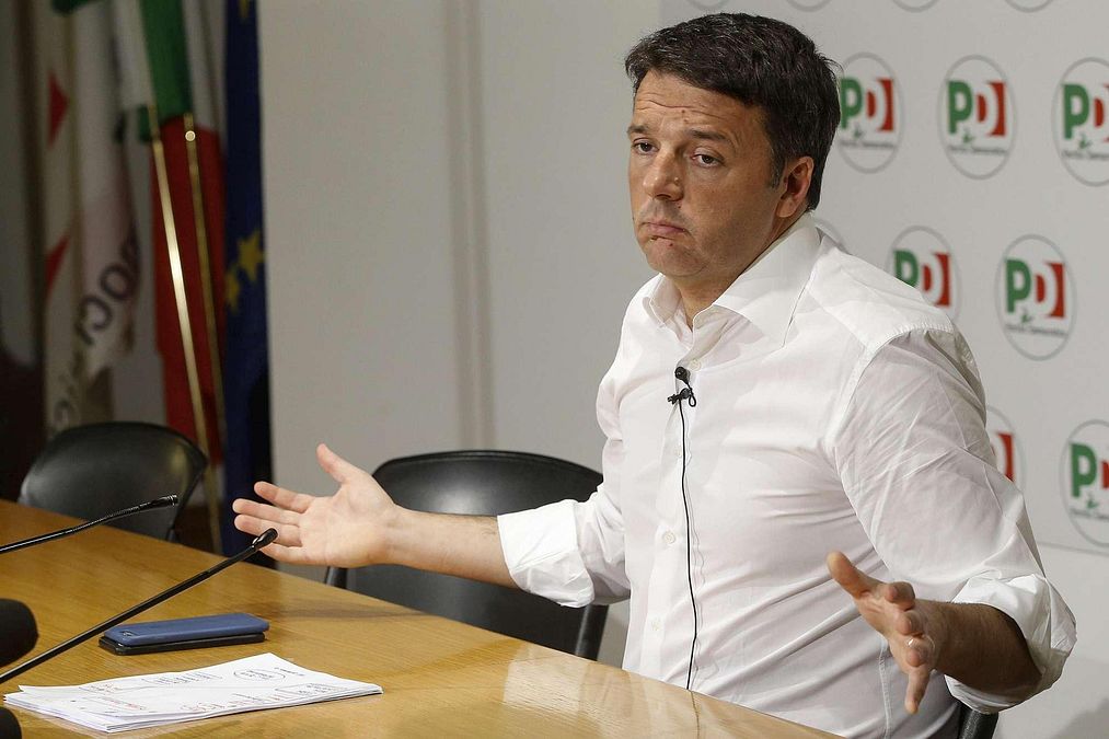 © Ansa  | Matteo Renzi è capolista al Senato a Napoli