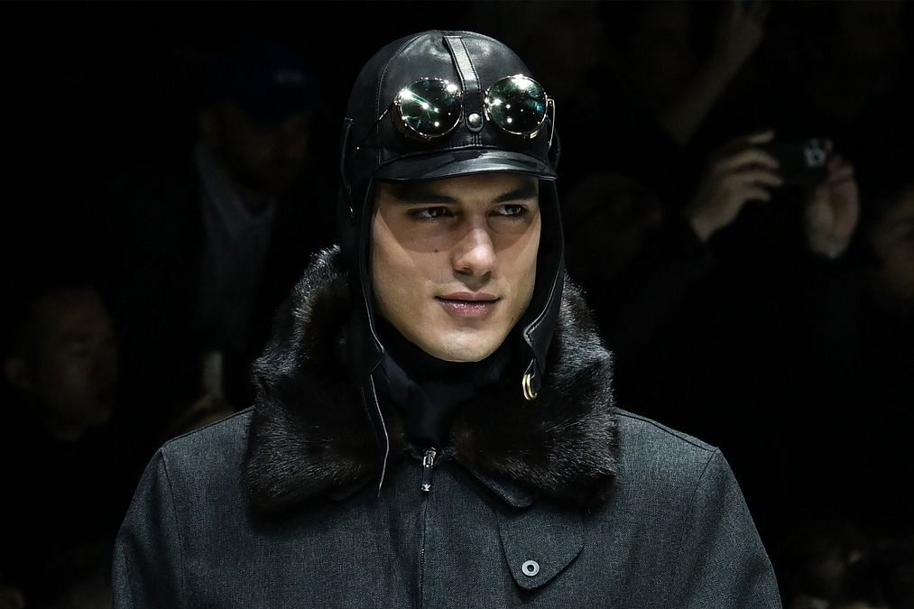 © Afp  | Emporio Armani - Collezione uomo autunno inverno 2023-2024 | Alcuni momenti della sfilata