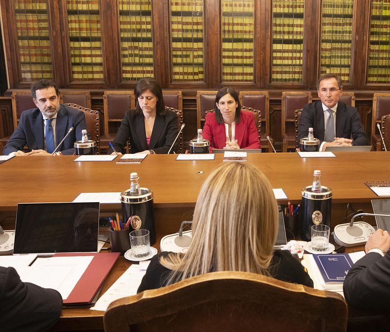 © Ansa  | A Palazzo Montecitorio incontro del governo con i partiti dell'opposizione sulle riforme costituzionali