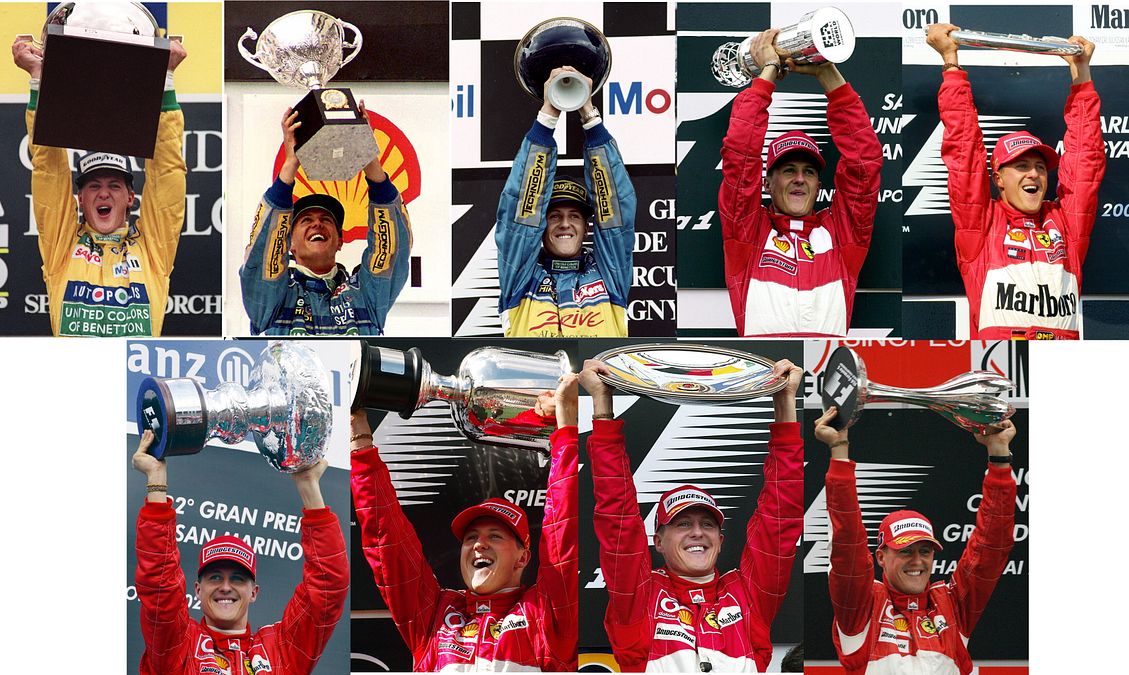 © Getty Images  | Michael Schumacher (7 titoli)