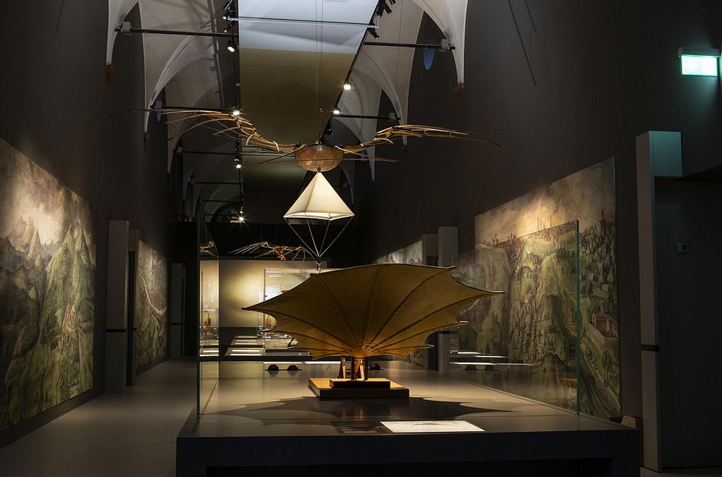 © Ufficio stampa  | Sala 6 Sogno-del-volo. Nuove Gallerie Leonardo@Lorenza Daverio