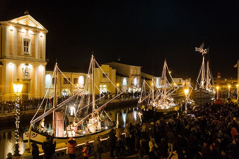 © Ufficio stampa  |  Cesenatico, il Presepe galleggiante