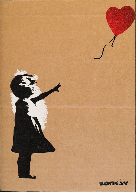 © Ufficio stampa  |  Banksy, Girl with balloon, 2023/11/09, edizione 39/50