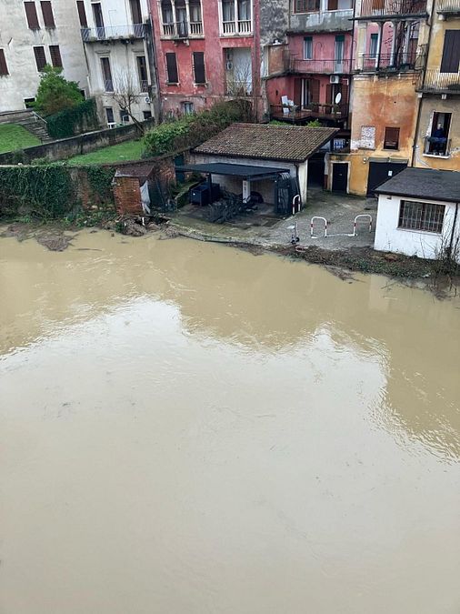 © Ansa  |   Vicenza, una veduta del ponte San Paolo sul fiume Bacchiglione