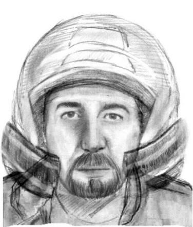 © -afp  | L'identikit del motociclista notato da alcuni testimoni vicino al luogo del delitto. Si tratta di Eric D., ex agente della polizia radiato dal corpo, fermato dalla gendarmeria francese insieme a un altro uomo.