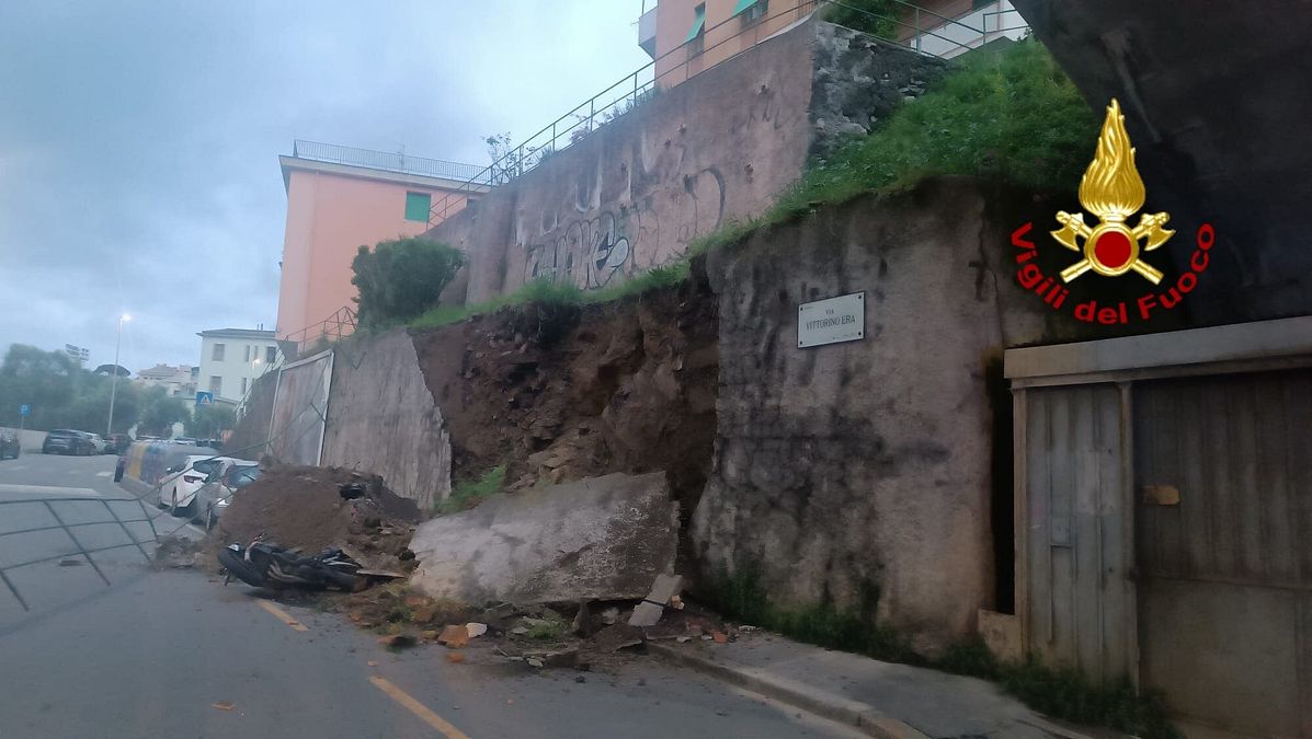 © Vigili del Fuoco  | Frana a Genova