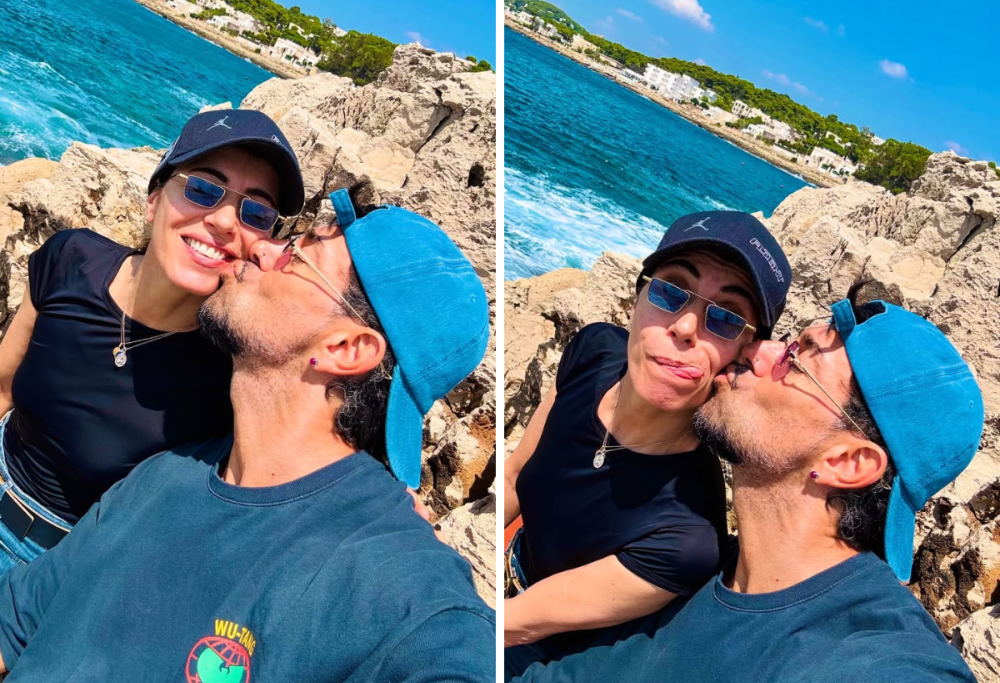Giorgia ed Emanuel Lo innamorati in vacanza: le foto al mare
