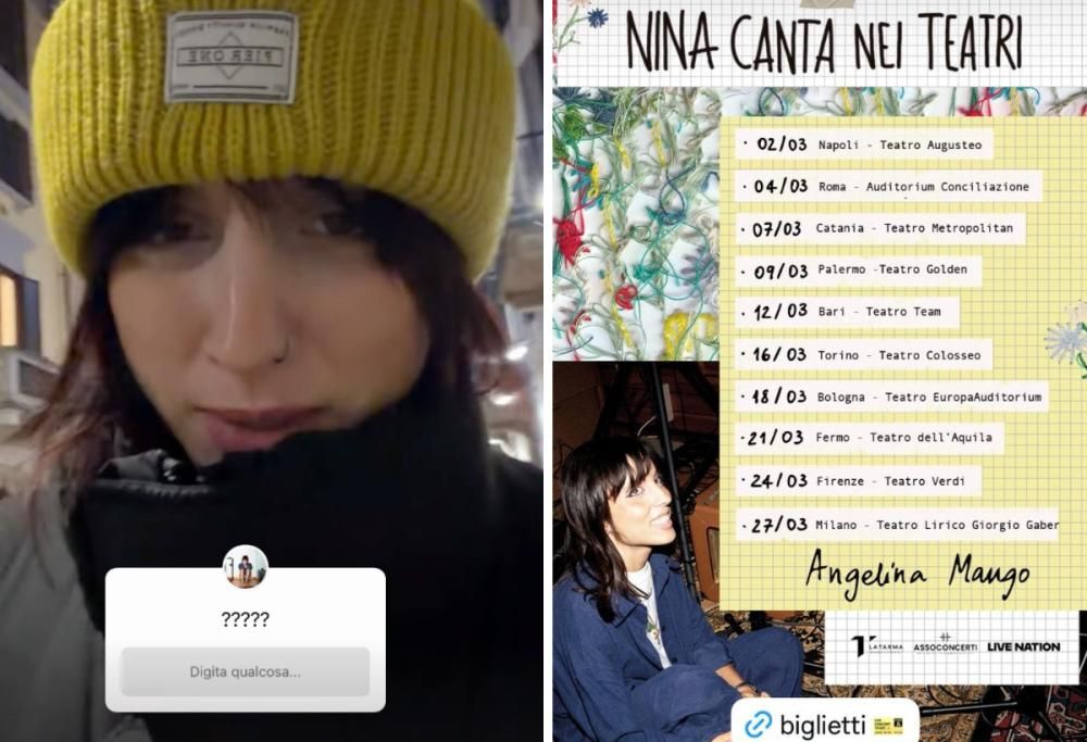 Angelina Mango annuncia il tour “Nina canta nei teatri”: le date