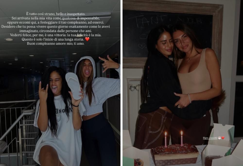 “Amore mio, ti amo”: la dedica di Perla Vatiero a Greta Rossetti