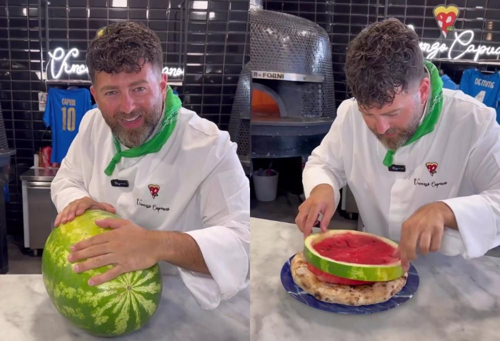 Pizza con l’anguria: il pizzaiolo Capuano inondato dalle critiche