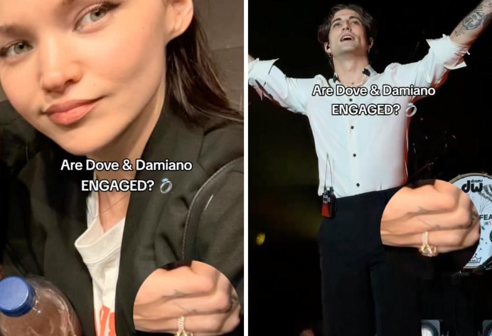 Damiano David e Dove Cameron presto sposi? Spunta un anello