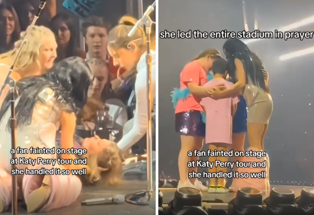 Katy Perry interrompe il concerto per soccorrere una fan: il video