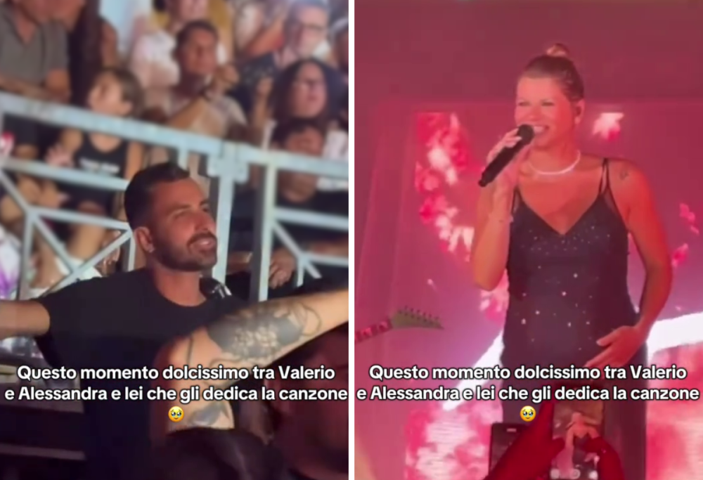 Alessandra Amoroso in tour col pancione dedica un brano al compagno