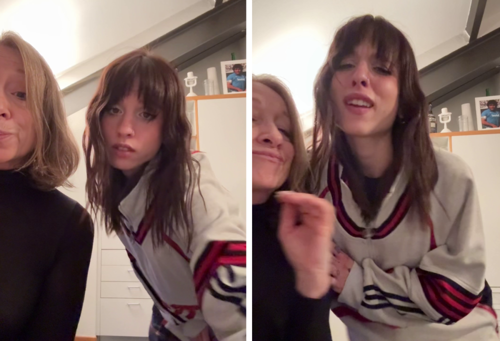 Angelina Mango torna sui social con la mamma: il balletto è virale