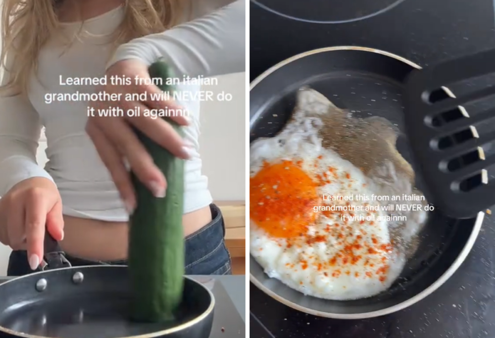 “Cetriolo al posto dell’olio”: l’influencer che fa scatenare il web