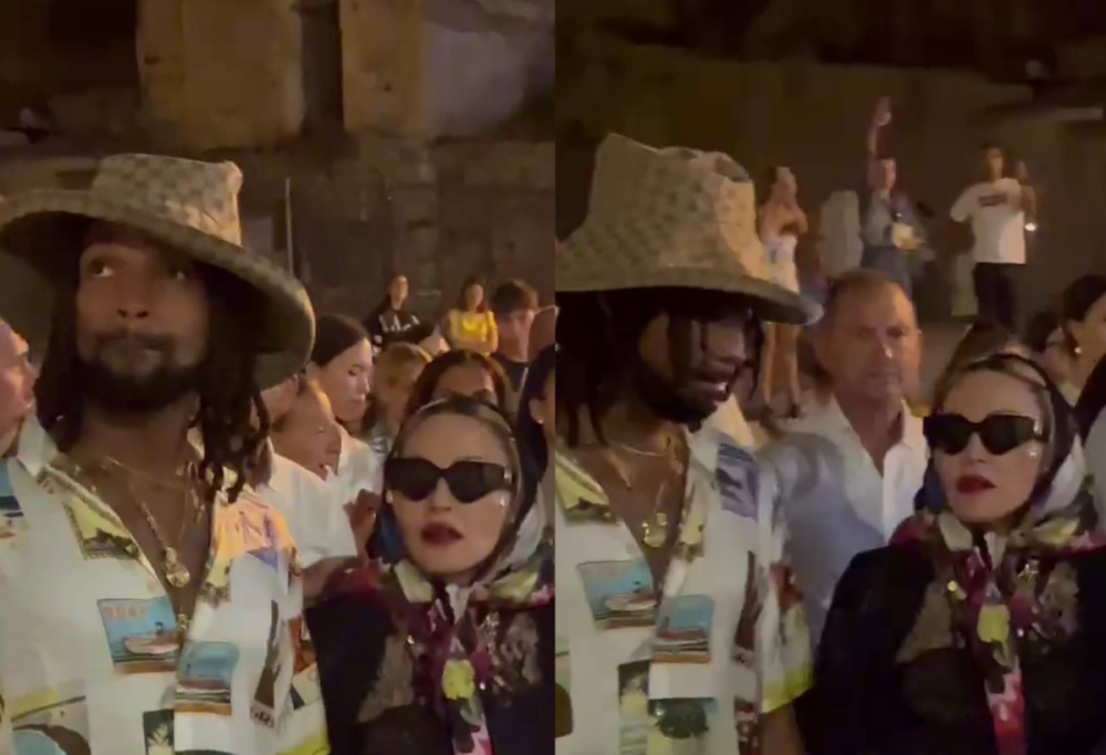 Madonna: la cena a Terracina con il fidanzato Akeem Morris