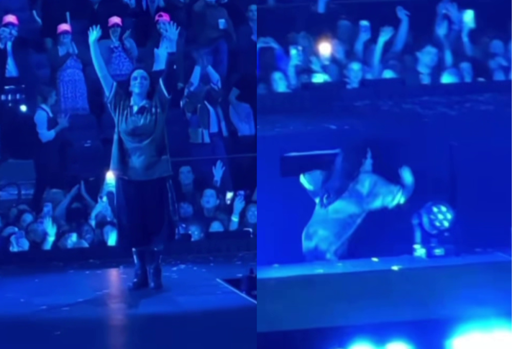 Billie Eilish, il video della caduta dopo il concerto: come sta?