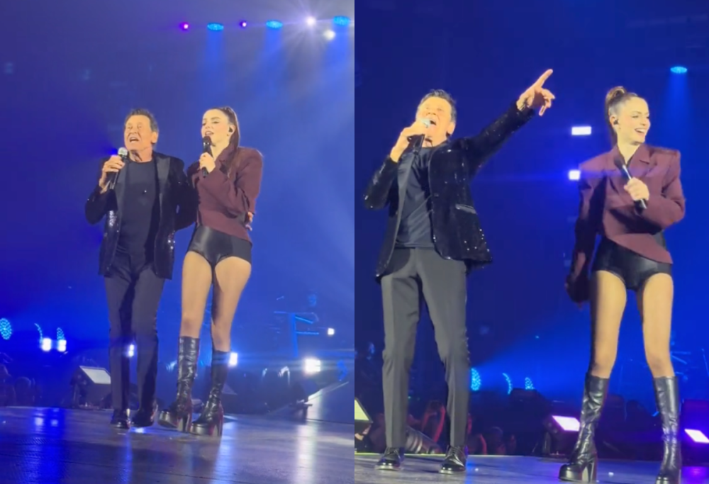 Gianni Morandi ospite a sorpresa di Annalisa nel live di Bologna