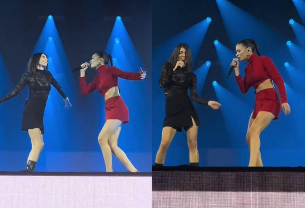 Giorgia è salita sul palco di Elodie nella seconda data di Roma