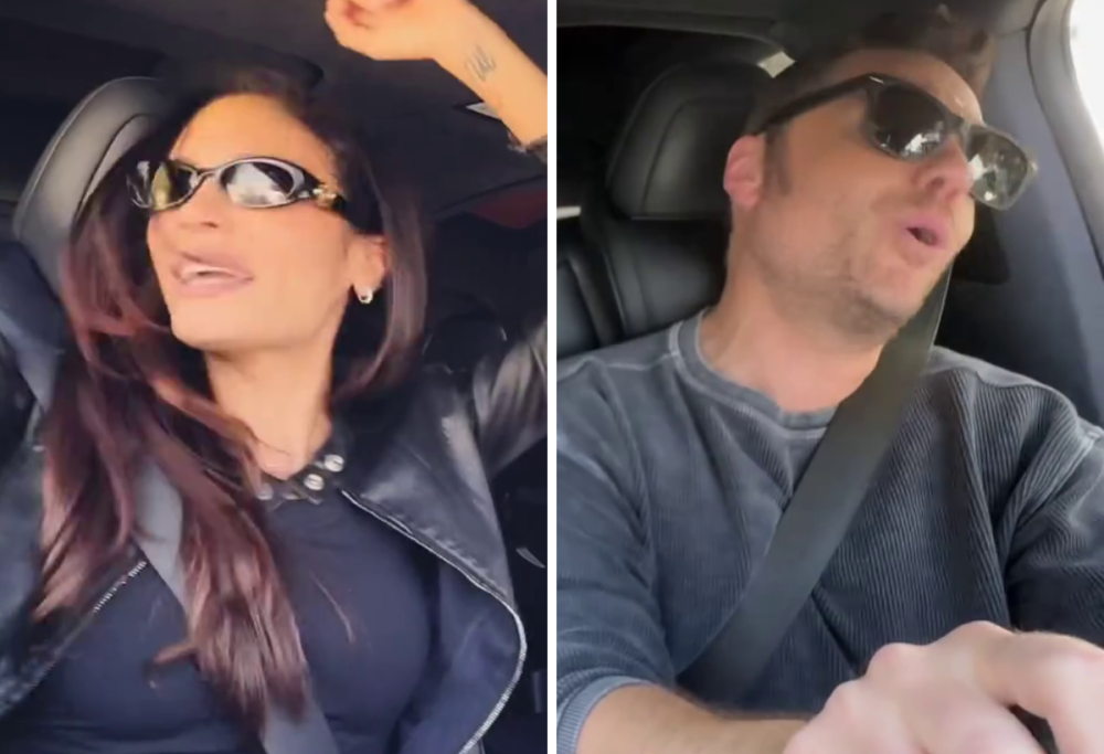 Elodie e Tiziano Ferro duettano in macchina cantando “Sere nere”