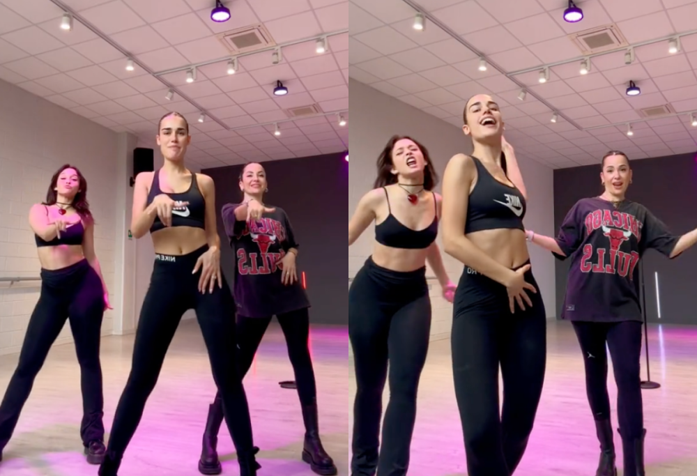 Clara è anche una provetta ballerina: il video delle prove del tour