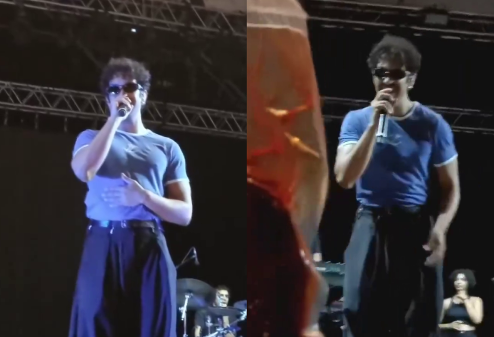 Mahmood, un fan gli regala 700 grammi di ‘nduja durante il concerto