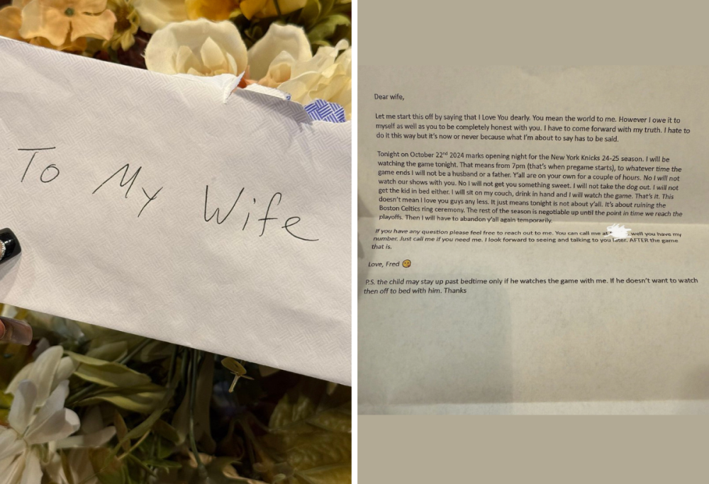 La lettera del marito alla moglie è virale: “Ti devo dire la verità”