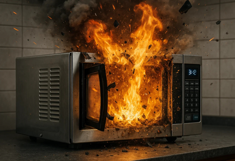 5 cibi che possono rovinare il microonde (o farlo esplodere!)
