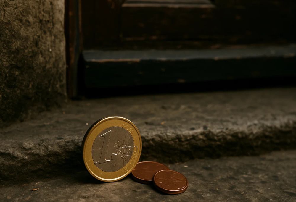 Monete sospette davanti casa: potrebbe essere un trucco da ladri