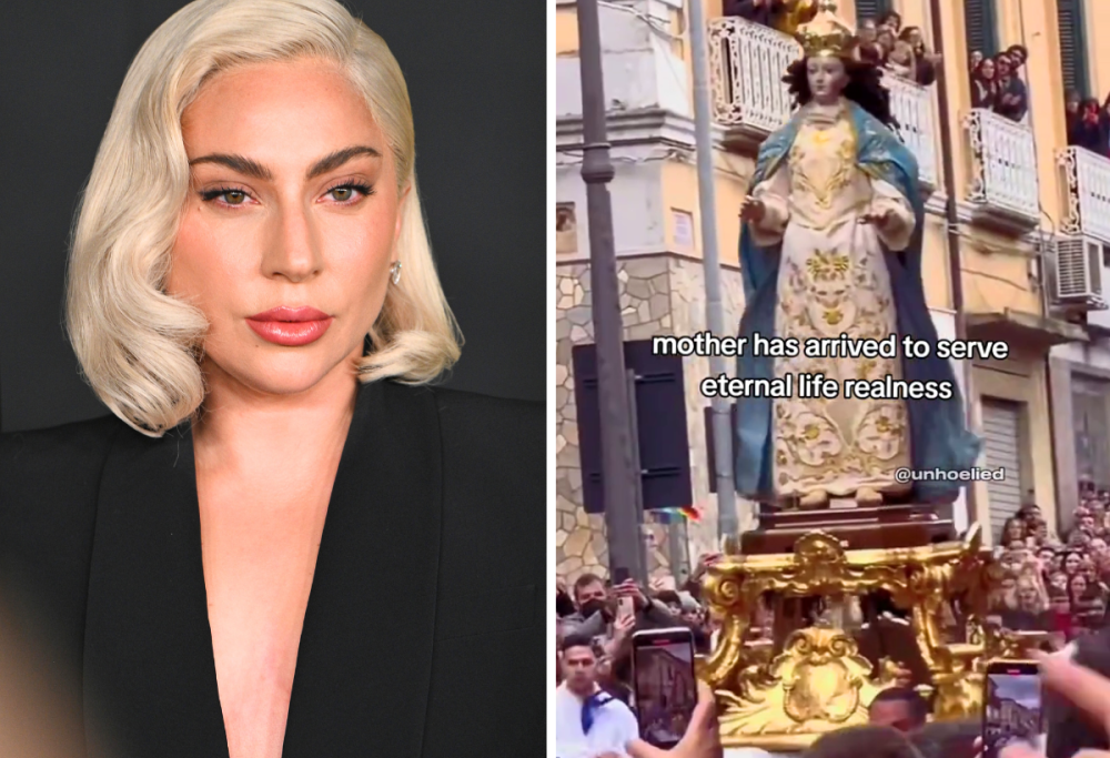 Lady Gaga rende virale rito calabrese: tutti pazzi per l’Affrontata