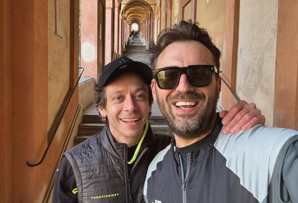 Rossi e Cremonini insieme a San Luca: il racconto della giornata