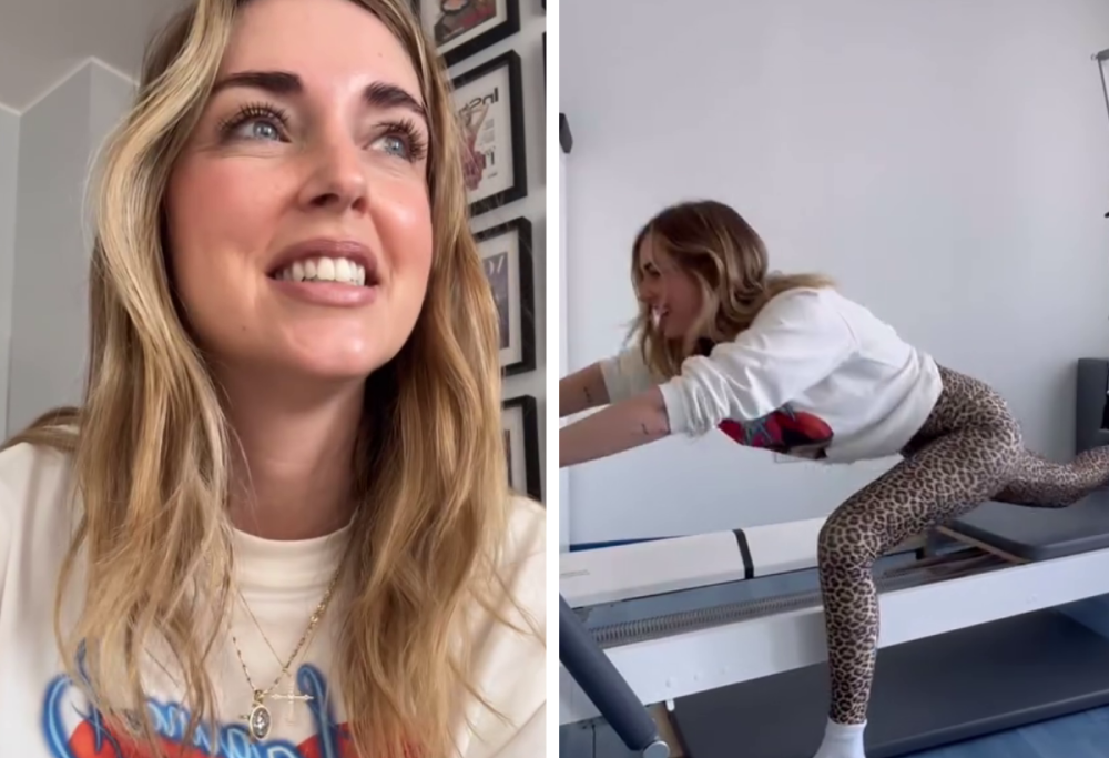 Chiara Ferragni adesso fa pilates e si chiede: “Sono fi*a così?”