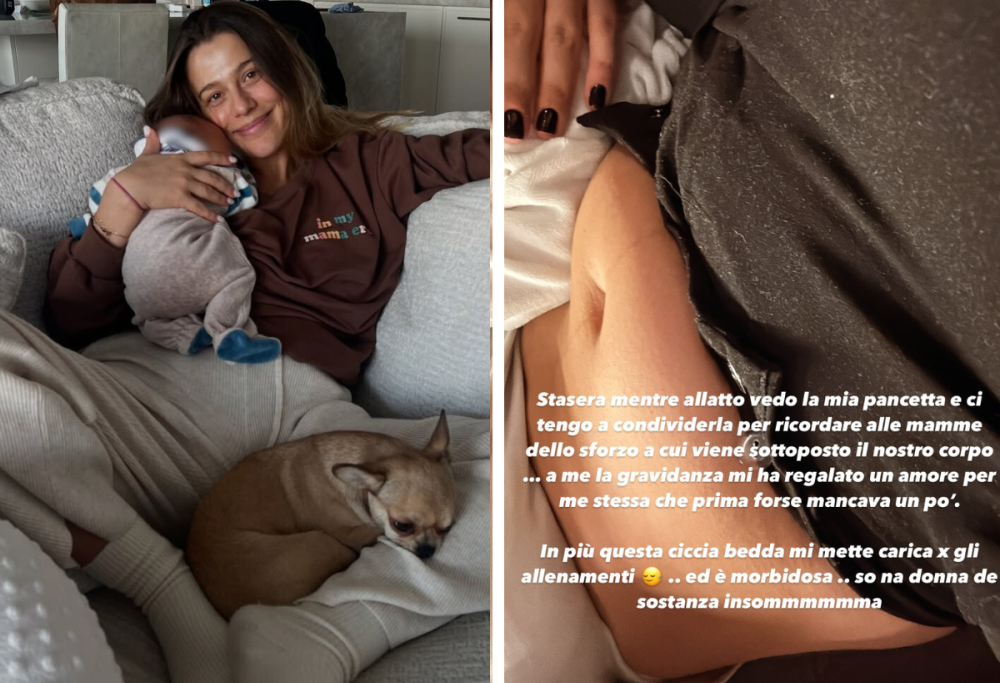 Jacqueline Luna Di Giacomo e la foto con la “pancetta” dopo il parto